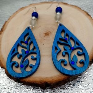 Wood earrings